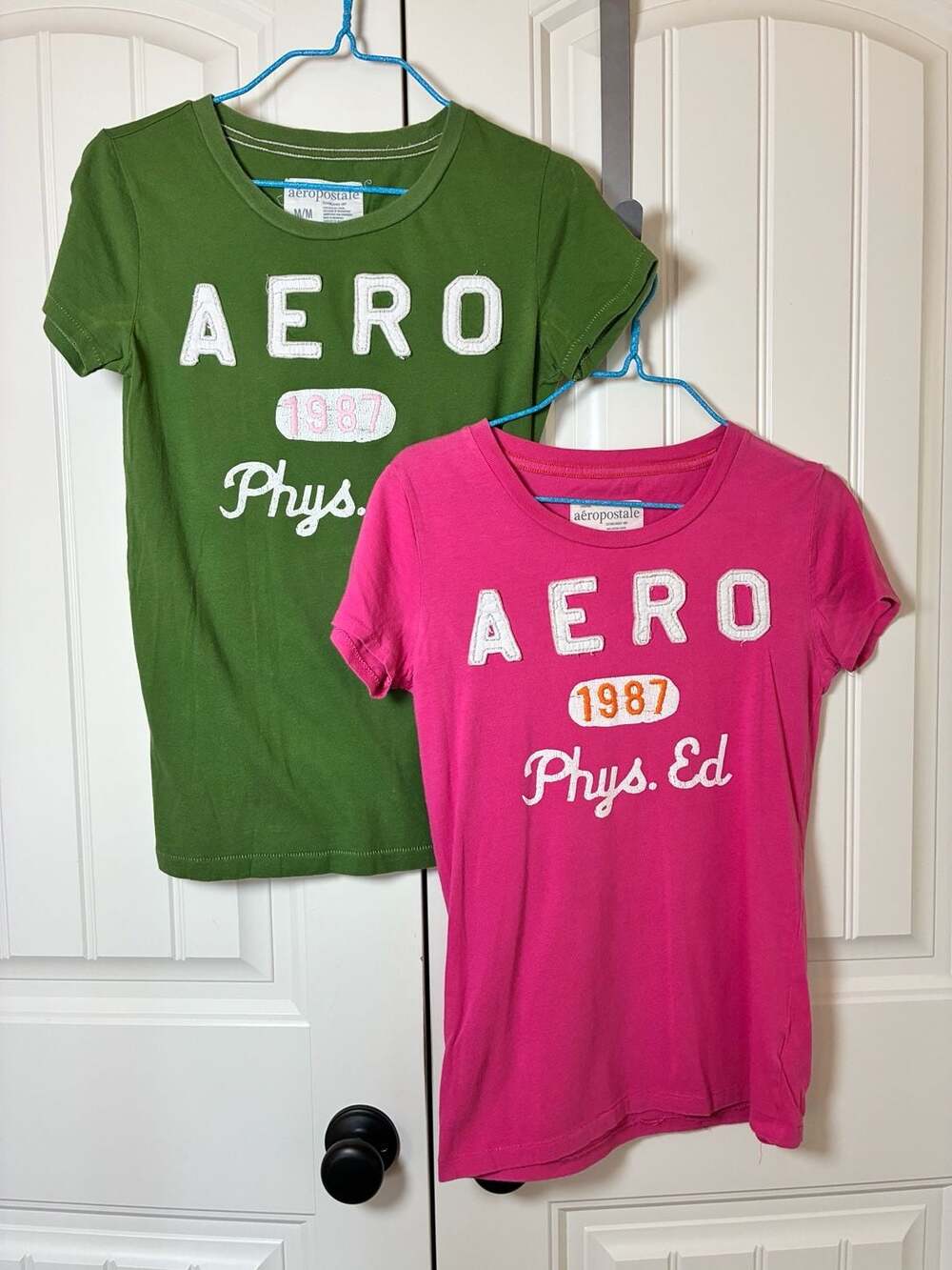 Y2K Aeropostale Vintage Aero 1987 Phys. Ed. Short Sleeve T-Shirt Lot Size M